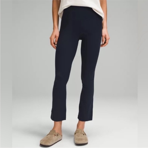 Lululemon Align Mini-Flare Pant*XShort Navy Leggings Size 6 - Picture 1 of 8